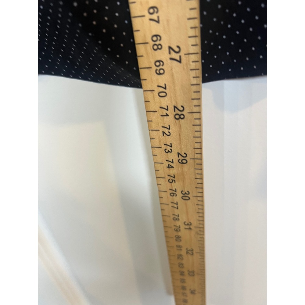 Chico's Womens Cropped Pants Polka Dot Black Size 18 - Picture 5 of 6